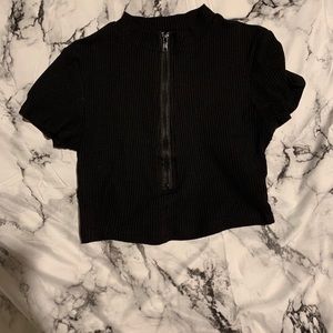 Fashion nova zipped up top